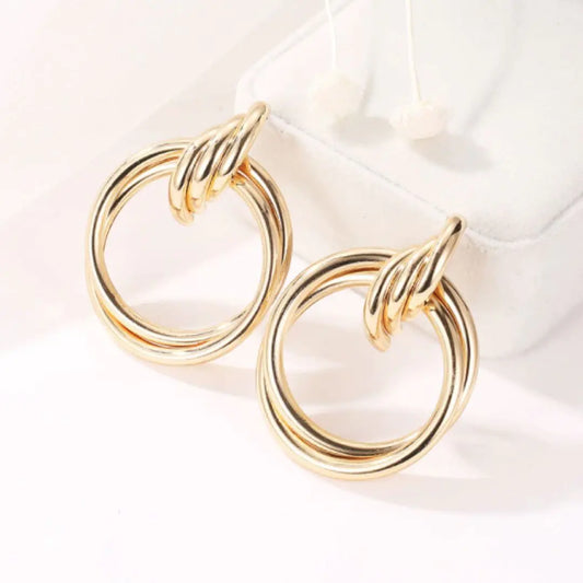 Double Ring Earrings