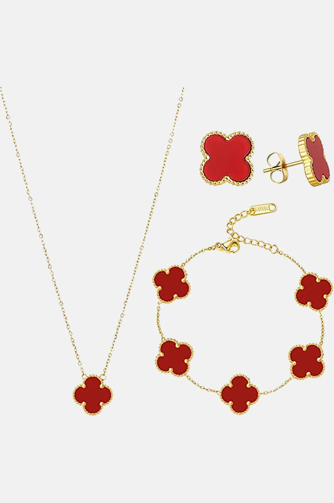 Flower Jewelry Set