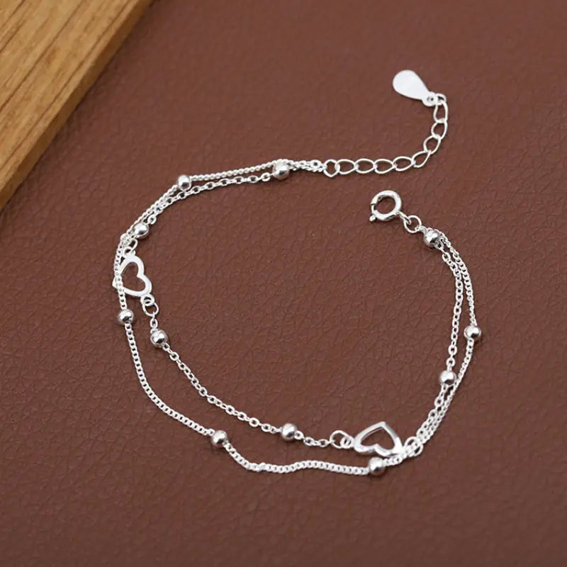 Love Heart Charm Bracelets