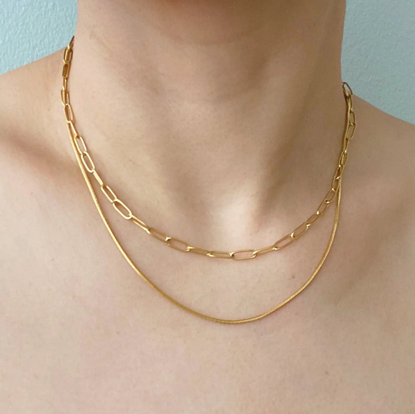 Gold Necklace Set