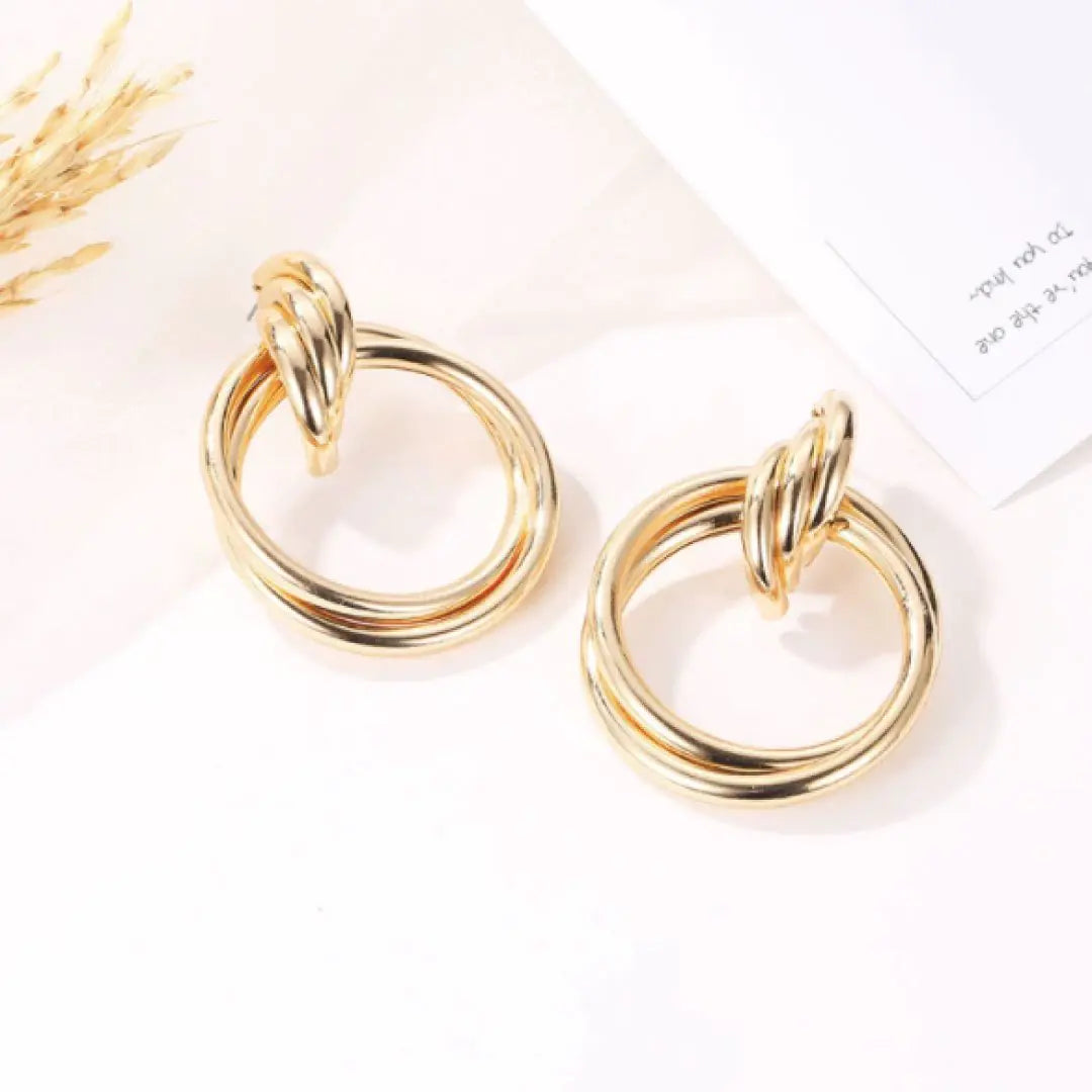 Double Ring Earrings