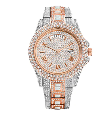 Full Iced Crystal Watch