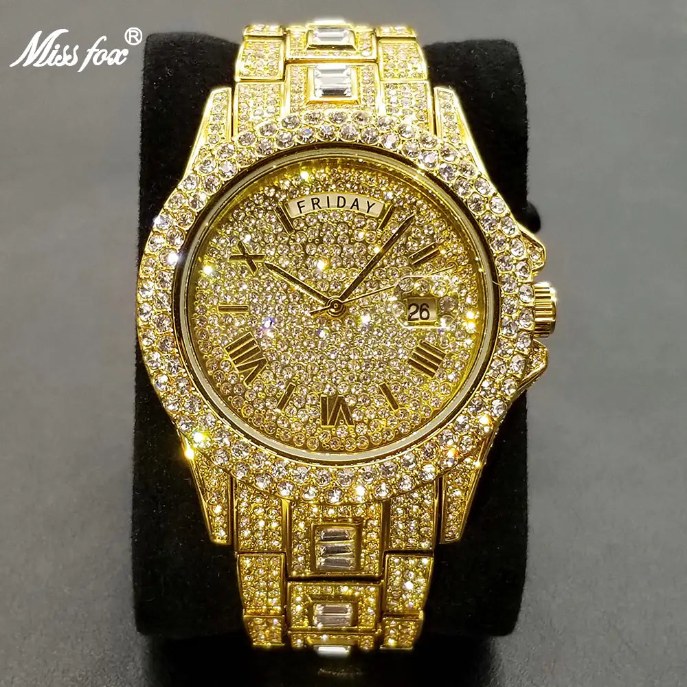 Full Iced Crystal Watch